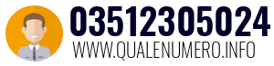 Numero di telefono 03512305024 03512305024