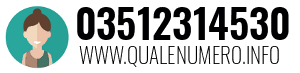 Numero di telefono 03512314530 03512314530