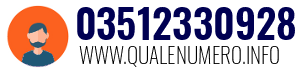 Numero di telefono 03512330928 03512330928