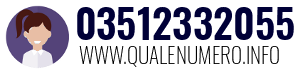 Numero di telefono 03512332055 03512332055