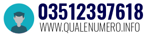 Numero di telefono 03512397618 03512397618