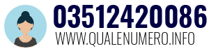 Numero di telefono 03512420086 03512420086