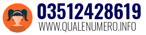 Numero di telefono 03512428619 03512428619