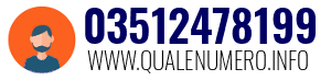 Numero di telefono 03512478199 03512478199