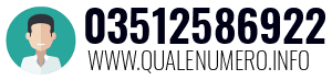 Numero di telefono 03512586922 03512586922