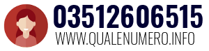 Numero di telefono 03512606515 03512606515