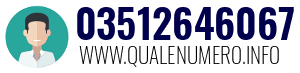 Numero di telefono 03512646067 03512646067
