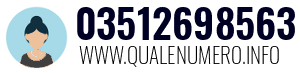 Numero di telefono 03512698563 03512698563