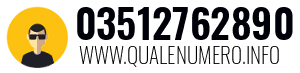 Numero di telefono 03512762890 03512762890