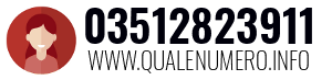 Numero di telefono 03512823911 03512823911