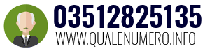 Numero di telefono 03512825135 03512825135