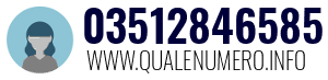 Numero di telefono 03512846585 03512846585