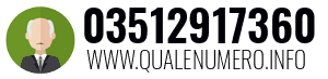 Numero di telefono 03512917360 03512917360