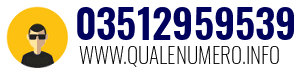Numero di telefono 03512959539 03512959539