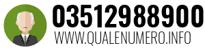 Numero di telefono 03512988900 03512988900