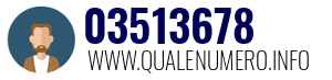Numero di telefono 03513678 03513678