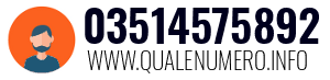 Numero di telefono 03514575892 03514575892