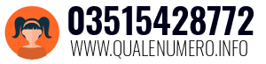 Numero di telefono 03515428772 03515428772