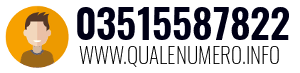 Numero di telefono 03515587822 03515587822