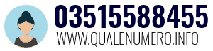 Numero di telefono 03515588455 03515588455