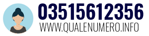 Numero di telefono 03515612356 03515612356