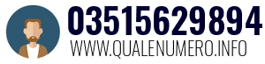 Numero di telefono 03515629894 03515629894