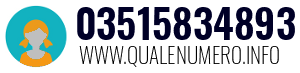 Numero di telefono 03515834893 03515834893