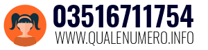 Numero di telefono 03516711754 03516711754