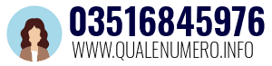 Numero di telefono 03516845976 03516845976