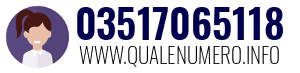 Numero di telefono 03517065118 03517065118
