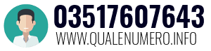 Numero di telefono 03517607643 03517607643