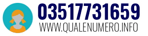 Numero di telefono 03517731659 03517731659