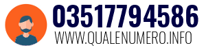 Numero di telefono 03517794586 03517794586