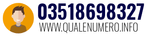 Numero di telefono 03518698327 03518698327