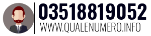 Numero di telefono 03518819052 03518819052