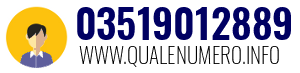 Numero di telefono 03519012889 03519012889