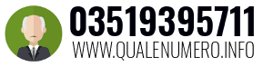 Numero di telefono 03519395711 03519395711