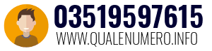 Numero di telefono 03519597615 03519597615