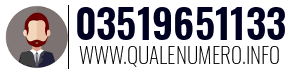 Numero di telefono 03519651133 03519651133
