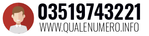 Numero di telefono 03519743221 03519743221