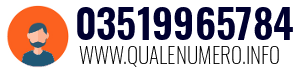 Numero di telefono 03519965784 03519965784