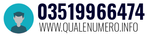 Numero di telefono 03519966474 03519966474