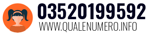 Numero di telefono 03520199592 03520199592