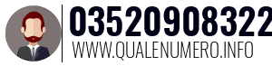 Numero di telefono 03520908322 03520908322