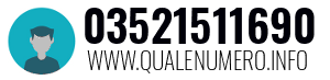 Numero di telefono 03521511690 03521511690