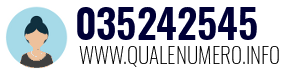 Numero di telefono 035242545 035242545