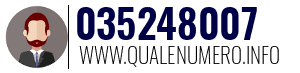 Numero di telefono 035248007 035248007