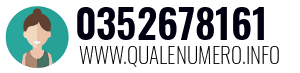 Numero di telefono 0352678161 0352678161