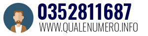 Numero di telefono 0352811687 0352811687