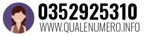 Numero di telefono 0352925310 0352925310